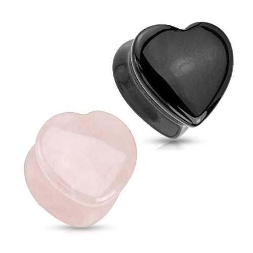 Quarzo flesh tunnel plug - flesh,