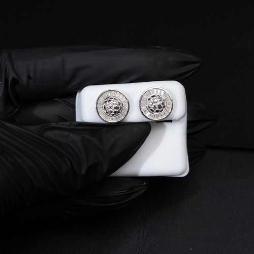 Orecchini uomo moissanite - orecchini,