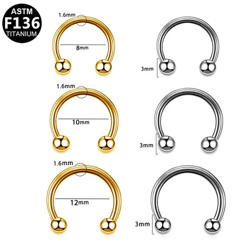 Piercing naso ferro cavallo - naso,