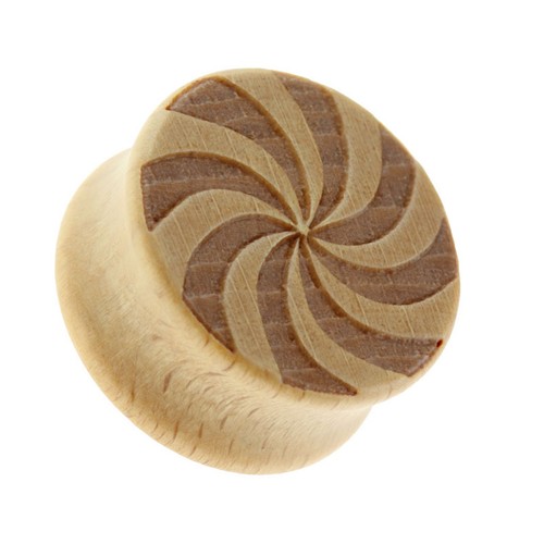 Flesh tunnel plug intarsio - plug,