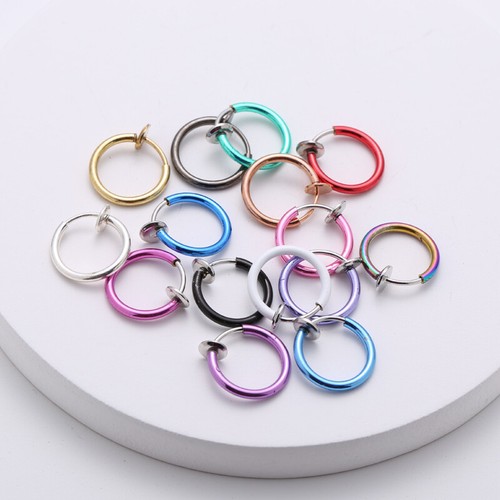 Orecchini clip finto - on,