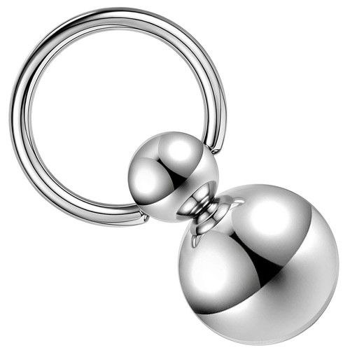 Anello cbr acciaio chirurgico - anello,